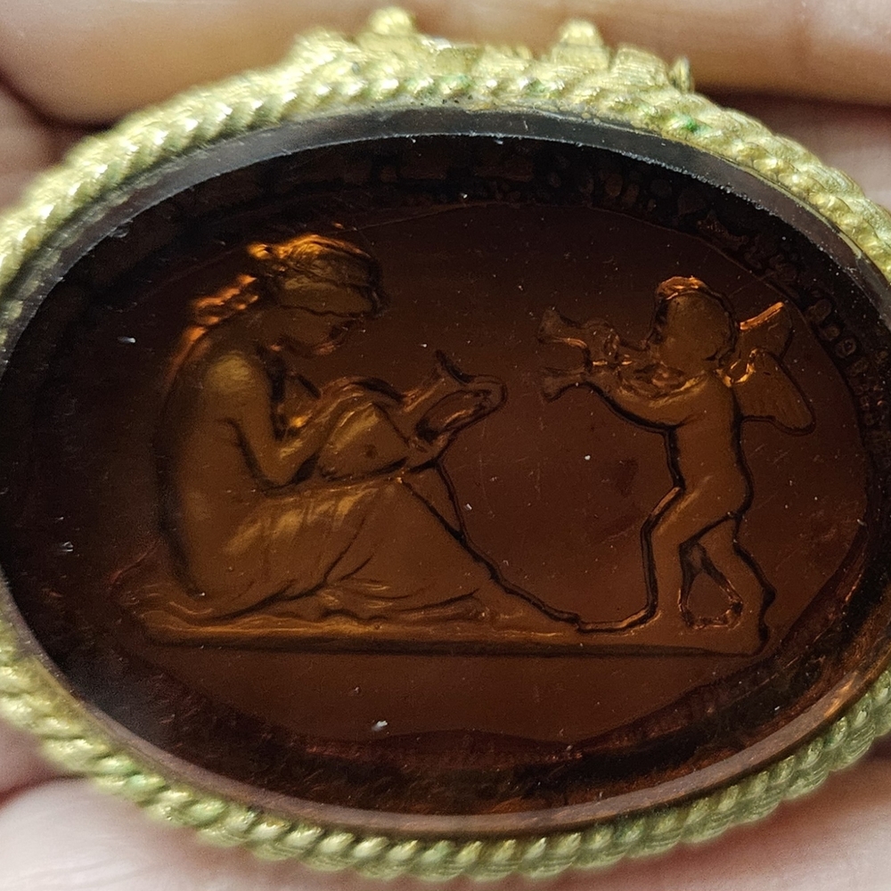 Vintage Corday Toujours Moi Solid Perfume Compact